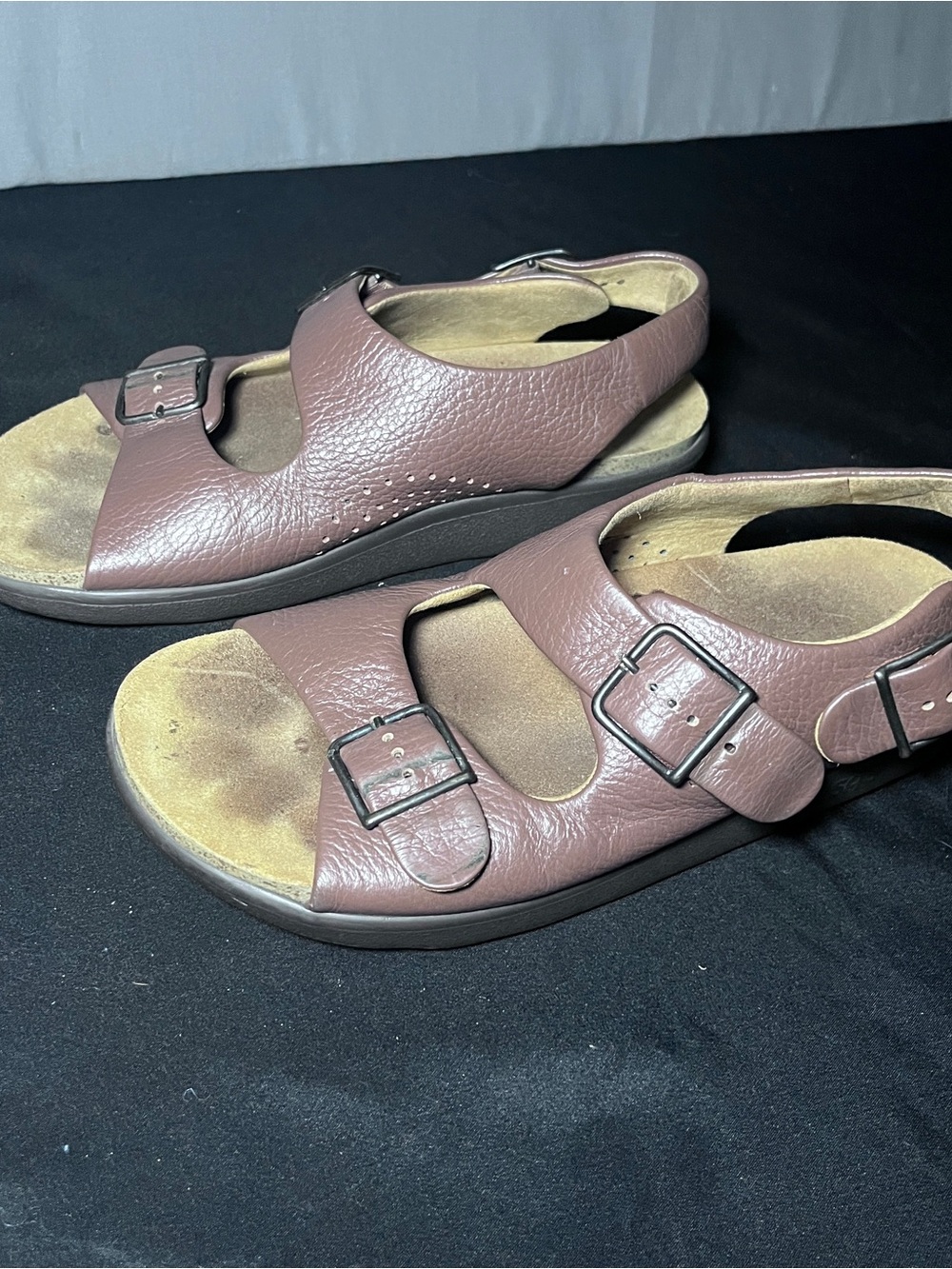 SAS Bravo Heel Strap Sandals Size 8